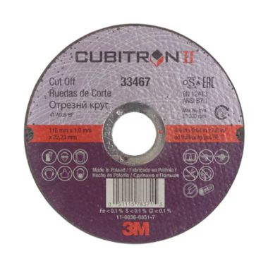 3M 33467 kotouč řezný Cubitron II 115x1x22,23mm