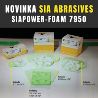 Novinka pro suché broušení: Flexibilní pěnové brusivo 7950 siapo