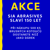 SIA Abrasives slaví 150 let a přináší jedinečnou nabídku!