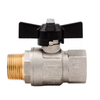 IC R77251221 Kulový kohout 1/2"a x 1/2" i motýlek