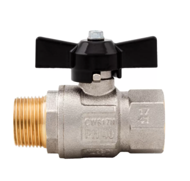 IC R77251221 Kulový kohout 1/2"a x 1/2" i motýlek