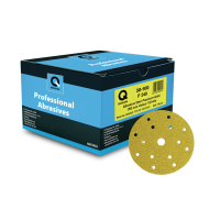 QR-30-100 Premium Gold 150 mm Velcro 15-děr P80 brusný kotouč