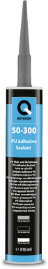 QR-50-300-3101 PU lepící a těsnící hmota šedá 310 ml
