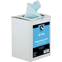 QR-60-160-0150 Odmašťovací utěrky v kartonu 38 x 30 cm; 150 útržků