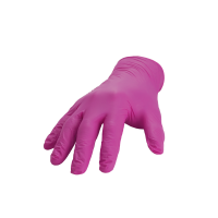 QR-60-760-0001 nitrilové rukavice Magenta 100ks vel. M