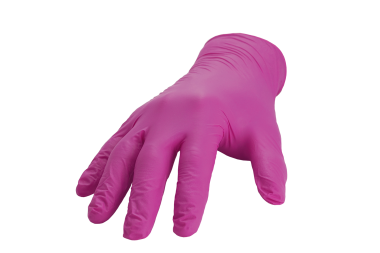 QR-60-760-0001 nitrilové rukavice Magenta 100ks vel. M