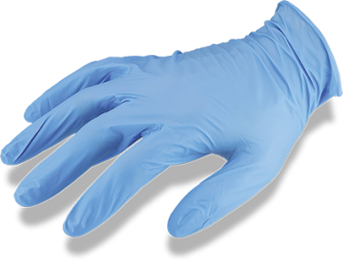 QR-60-765-0001 nitrilové rukavice Blue 100 ks vel. M