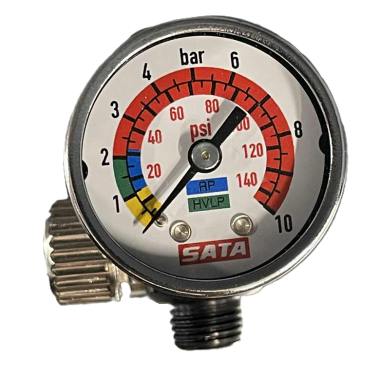 SATA manometr 0-845bs regulátorem