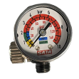 SATA manometr 0-845bs regulátorem